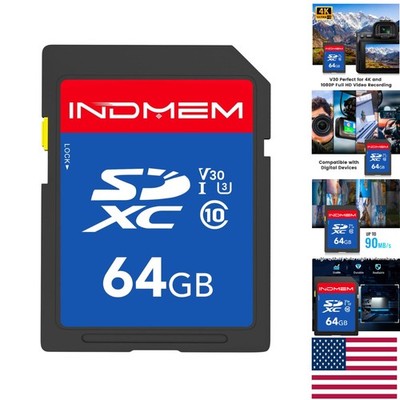 64GB High-Speed SDXC UHS-I Card - Ideal for Full HD & 4K Video Recording