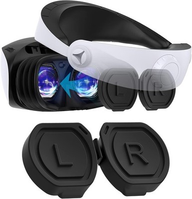 Objektivschutzkappe für PS VR2, Silikon-Schutzkappe für PlayStation VR2 Brille, 
