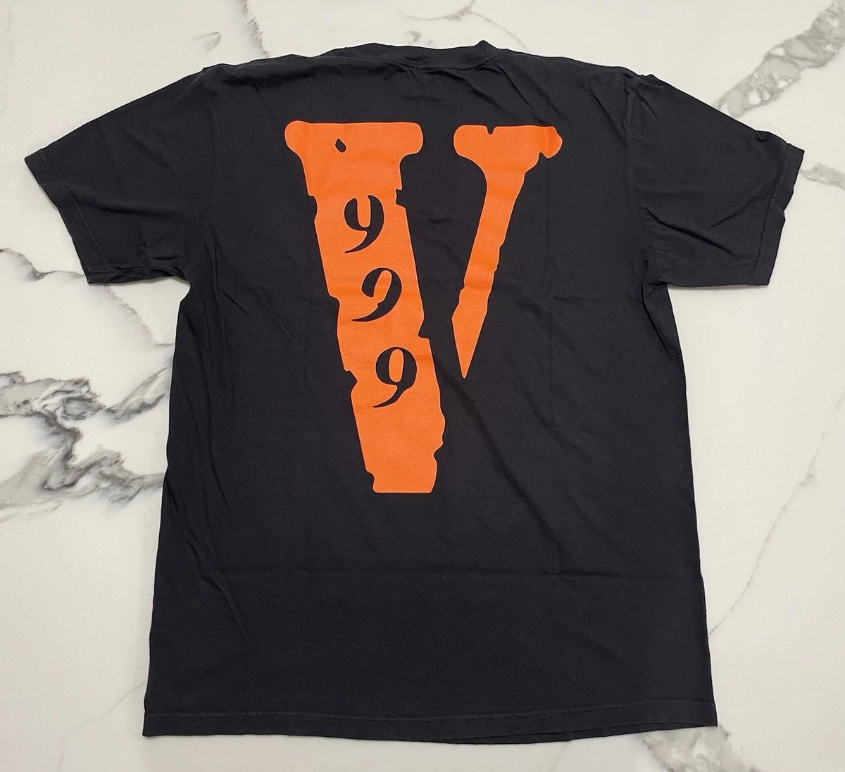 Camicia VLONE Uomo Bianca E Nera A Maniche Corte &ndash; Taglia XL &ndash; Nuova Con Etichette