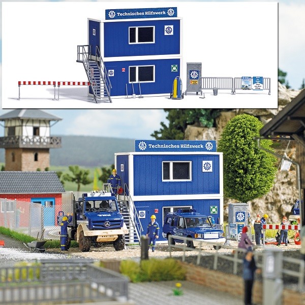 Busch 1029 1/87 H0 THW Container Set - New