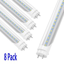 8PACK 3FT T8 G13 LED Tube Light Bulbs Garage Warehouse F30T12 LED Shop Lights