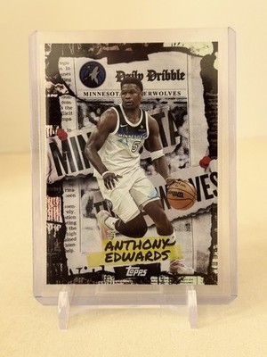 2025-26 Topps Basketball ANTHONY EDWARDS Daily Dribble Holo Parallel WOLVES #DD7