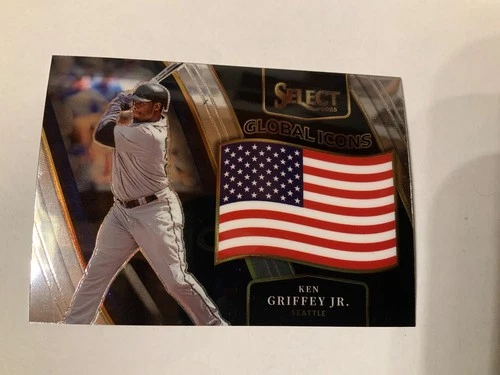 2025 Panini Select - Ken Griffey Jr. Global Icons #17 Seattle Mariners, Reds