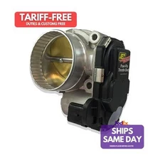 Jet 76134, One Natural Aluminum Power-Flo Throttle Body Gm Performance Parts