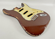 Cuerpo de Guitarra MJT Oficial Personalizado Vintage Envejecido Nitro Mark Jenny VTS Carbón Dorado