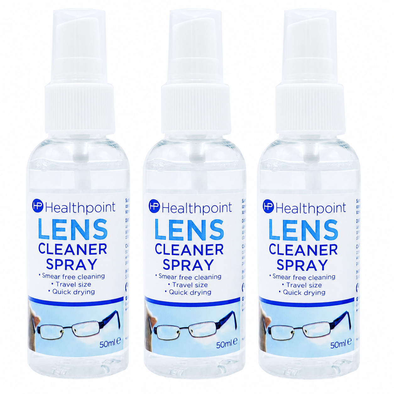 Healthpoint 4 X 50Ml Lens Spray Cleaner Spectacle Glasses Monitor - Image 5