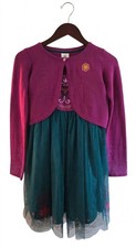 Disney Store Frozen Princess Anna Costume Dress Folk Style 9/10