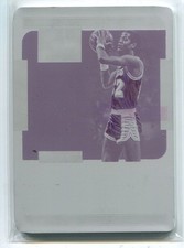 2021-22 Panini One Printing Plate Magenta Jamaal Wilkes 1/1 Los Angeles Lakers