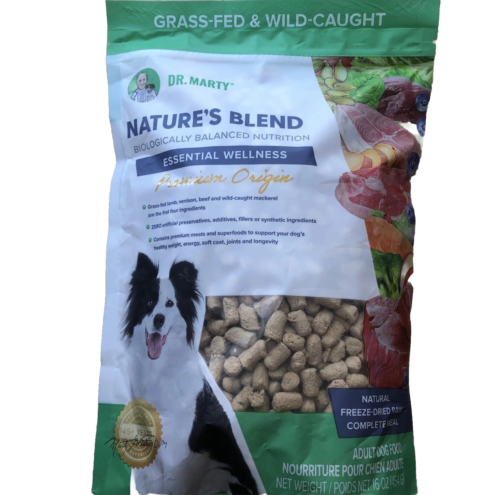Dr Marty Premium Dog Food for Dogs Essential wellness - 16 Oz