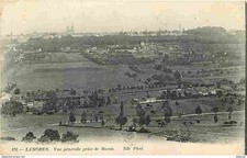 Carte Postale Ancienne - 52 - Langres - Vue Générale prise de Buzon - CPA - Voir