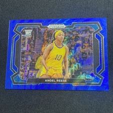 Angel Reese 2024-25 Panini Prizm Draft Picks BLUE WAVE IMAGE VARIATION /249 WNBA