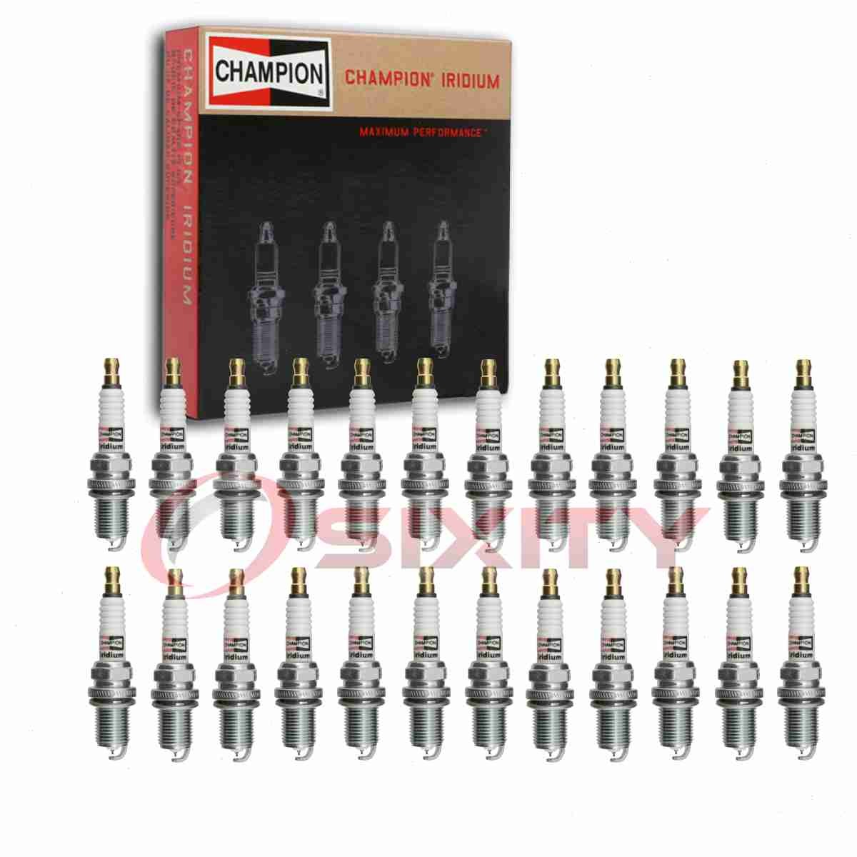 24 pc Champion Iridium Spark Plugs for 2016-2018 Mercedes-Benz G65 AMG 6.0L fv