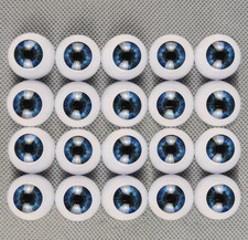 Half Round Acrylic Eyes Eyeballs for Lifelike Reborn Baby Doll DIY Repair Supply