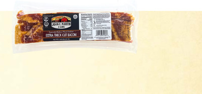 John F. Martin Extra Thick Bacon Sliced   20 oz (Pack of 2)
