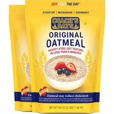 COACH'S OATS Whole Grain Oatmeal 48 oz Pack of 2 48 Ounce Pack 2