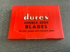 1940s VINTAGE DEALER  DISPLAY FULL  BOX TWENTY DUREX DUREXITE RAZOR BLADES MINT — photo 1