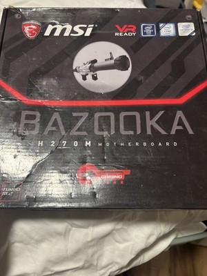 MSI H270M Bazooka Motherboard   Open Box (New, Sealed Inside)