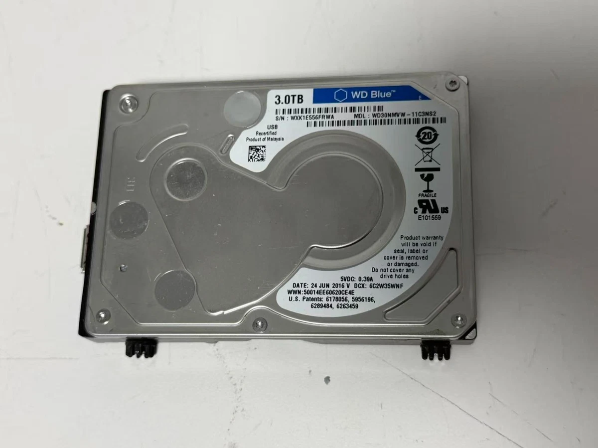 Western Digital USB 3.0 USB Specification 3 TB Storage Capacity