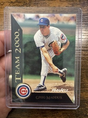 1992 Score Pinnacle Greg Maddux Team 2000 Insert # 32 of 80 Atlanta Braves Cubs