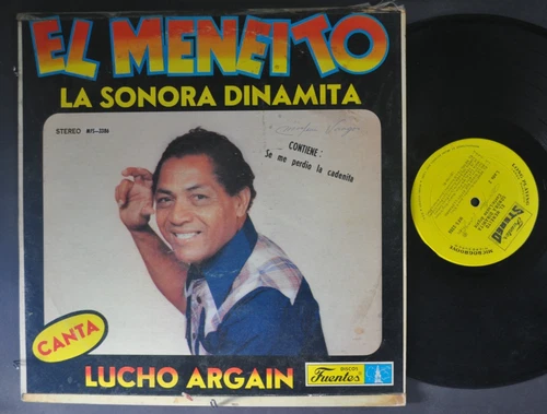 La SONORA DINAMITA canta LUCHO ARGAIN El Meneito LATIN LP FUENTES CUMBIA