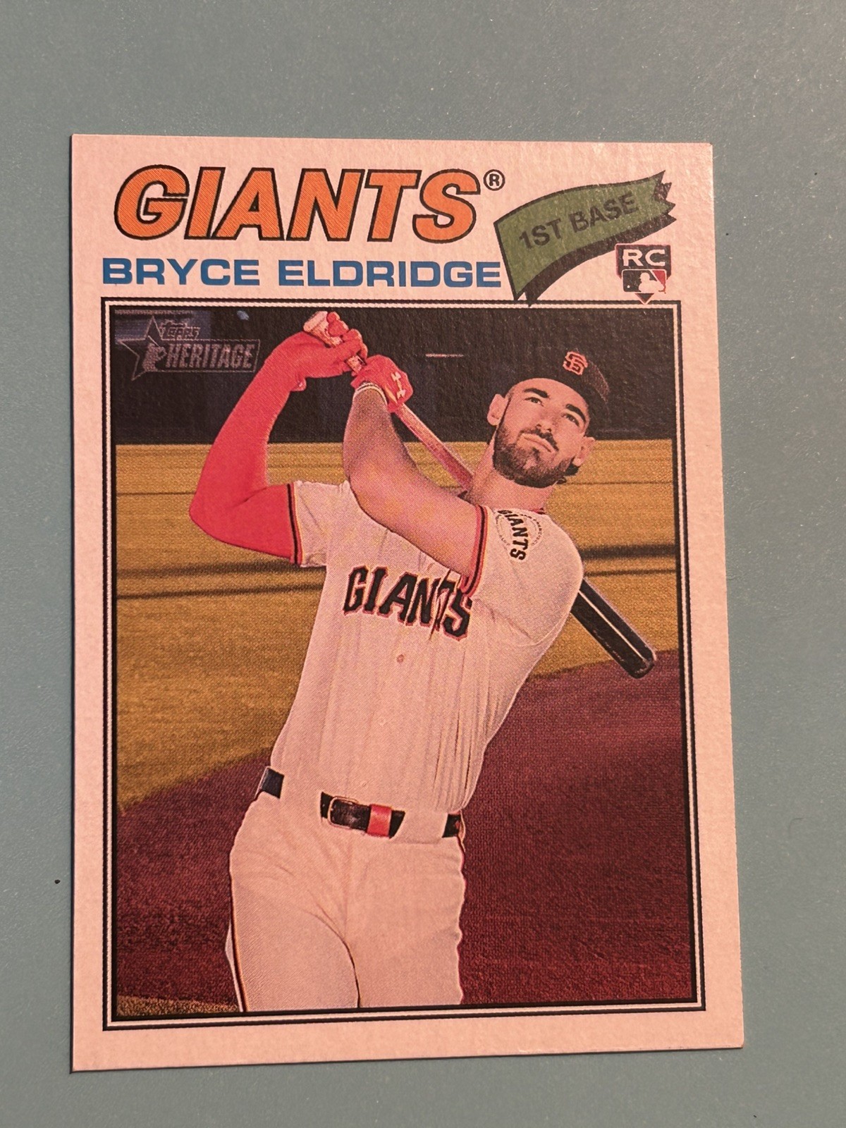 2026 Topps Heritage - #310 Bryce Eldridge RC - San Francisco Giants - Rookie