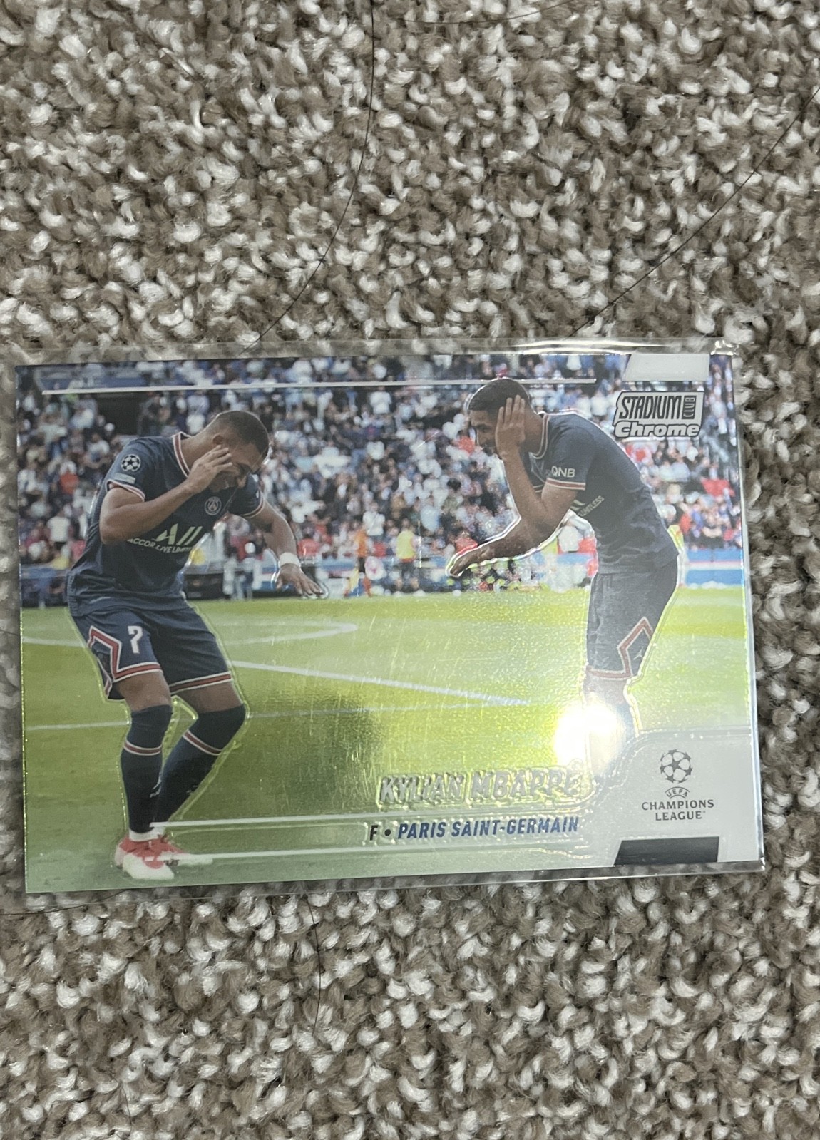 2021-22 Topps Stadium Club Chrome Uefa Champions League - Kylian Mbappe #75... view 1