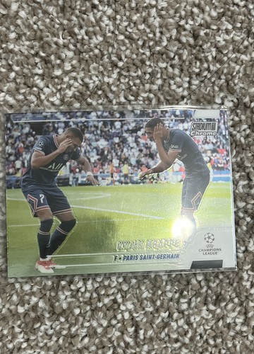2021-22 Topps Stadium Club Chrome Uefa Champions League - Kylian Mbappe #75...