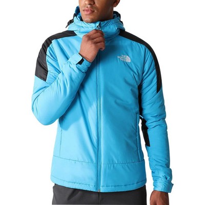 The North Face Circular Hybrid Mens Insulated Jacket Blue Hooded Outdoor Coat