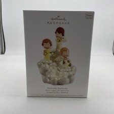 2012 Hallmark Mary's Angels 25th Anniversary Heavenly Harmony Musical W/Mary Box