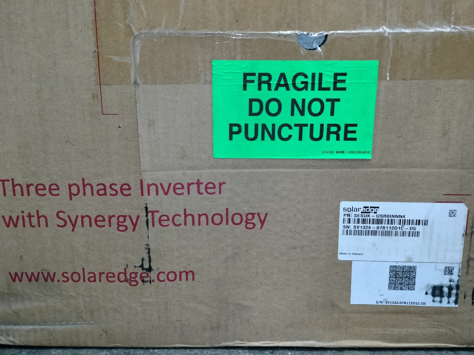 SOLAREDGE Synergy Secondary Inverter Unit For 3 Phase SESUK-USR0INNN4