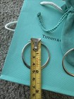 Tiffany & Co. Elsa Peretti Large .925 Sterling Silver Hoop Earrings  Signed — photo 8