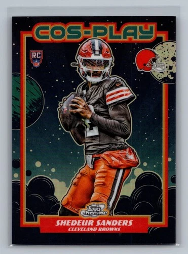 2025 Topps Cosmic Chrome Shedeur Sanders Base (RAW)