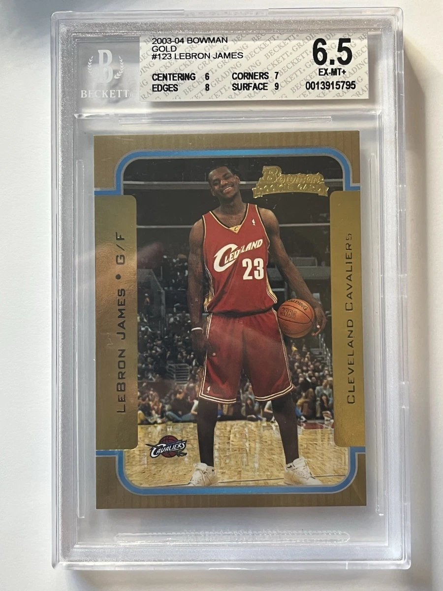 Bowman LeBron James Beckett Grading Services (BGS) Basketball