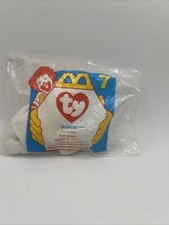 McDonalds Ty Teenie Beanie Babies #7 Seamore the Seal Vintage New in Plastic