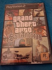 Rockstar Games Grand Theft Auto: San Andreas PS2 GTA Black Label CIB