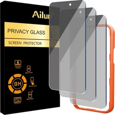 Ailun 3 Pack Privacy Screen Protector for iPhone 16 Pro Max [6.9 inch], Grey 