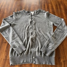 Alfred Sung Pure Cashmere/Cotton Ladies Sweater Grey