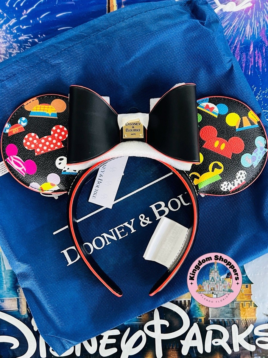 NWT Disney Parks Dooney & Bourke Minnie Envelope Black Bow Headband Ears 108916-1.jpg main image 4