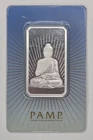 PAMP Suisse Buddha Faith Series 1 oz Silver Bar in Assay