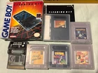 Nintendo Game Boy 5 Game Lot - Tetris DX, Mickey, Star Wars - Cleaning Kit CIB