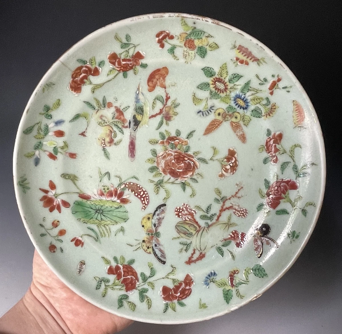 清朝在中国古董盘子| eBay