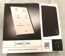 Ledger Stax Crypto Hardware Wallet + Ledger Recovery Key, STAX-RK-ENFRES