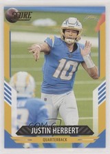 2021 Score Gold Justin Herbert #233 0q7