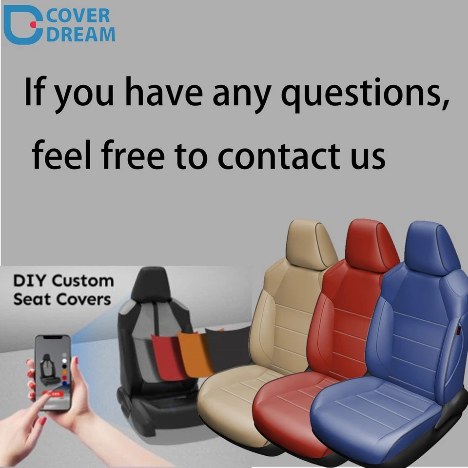 Fit 2010-2015 Chevy Camaro Seat Covers LS LT SS Coupe Custom Nappa Leather Set Foto 3 de 4