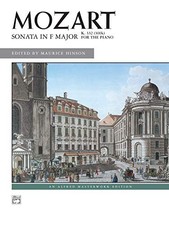 SONATA IN F MAJOR, K. 332 (ALFRED MASTERWORK EDITION) By Wolfgang Amadeus Mozart