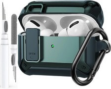 AirPods Pro 2/1 Case Cover Rugged Locking Shockproof Armor Protective Skin Green