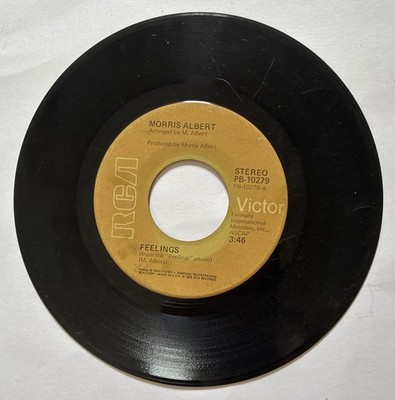 MORRIS ALBERT Feelings-This World Today Is A Mess RCA VICTOR PB-10279 45 RPM 7 
