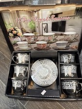 Luxury Medusa Style Tea Cup&saucers Silver(white Label)