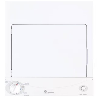 DSKS333ECWW GE 3.6-cu ft Stackable Electric Dryer White