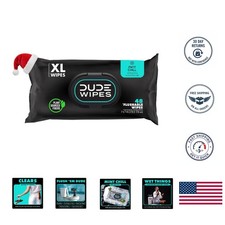 Travel-Friendly Flushable Wipes - Mint Scented - 48 Count - Gentle Yet Powerful